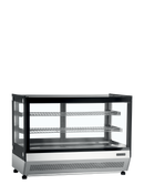 LCT900FBLACK-Otel inoxidabil Sticla, 88 l, 2 la 8, 2 uși glisante din sticlă, Ventilat, LED, 242 W, C