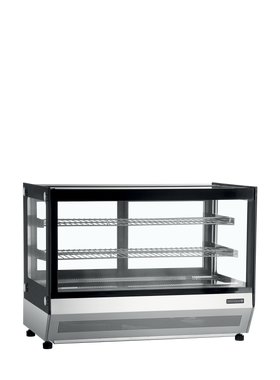 LCT900FBLACK-Otel inoxidabil Sticla, 88 l, 2 la 8, 2 uși glisante din sticlă, Ventilat, LED, 242 W, C