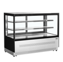 LPD1500FBLACK-Oțel inoxidabil Sticlă, 244 l, 2 la 8, 2 uși glisante din sticlă, Ventilat, LED, 685 W, D