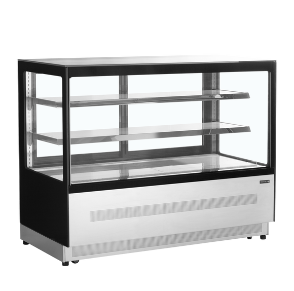 LPD1500FBLACK-Oțel inoxidabil Sticlă, 244 l, 2 la 8, 2 uși glisante din sticlă, Ventilat, LED, 685 W, D