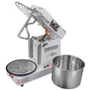 Malaxor aluat cu cap rabatabil, cuva 8 Litri 5kg aluat, 10 viteze, motor asincron, putere 0.37 kW