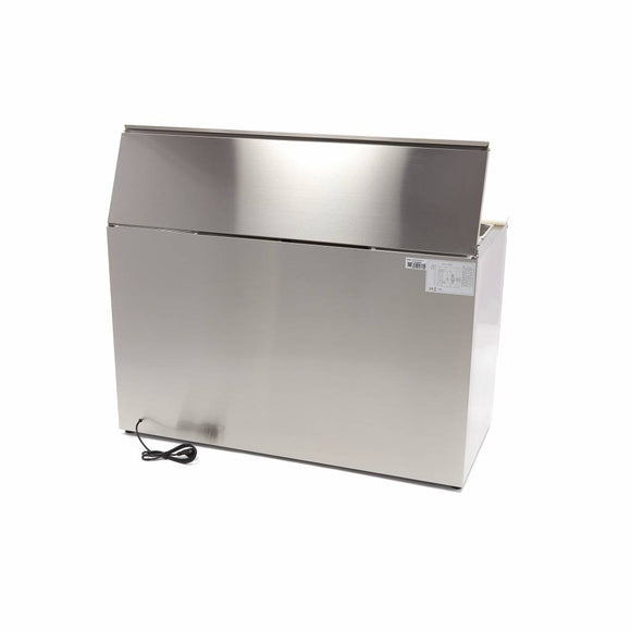 Masa refrigerata inox tip saladeta, 0C 10C cu 3 usi, blat de taiere din polietilena, capac inox, capacitate 400 Litri