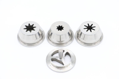 Set 4 duze churros inox pentru sprit de carnati Maxima ASF15 / 20 / 25