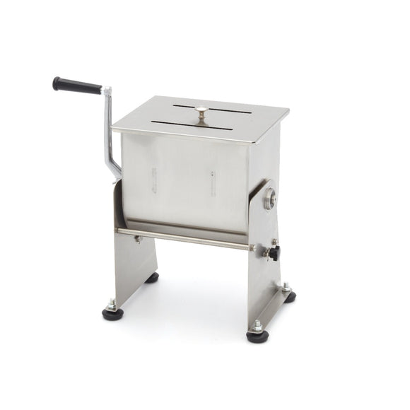 Malaxor Carne - 10L - 7,5kg Carne - Bol Basculant - Manual Cu acest mixer de carne