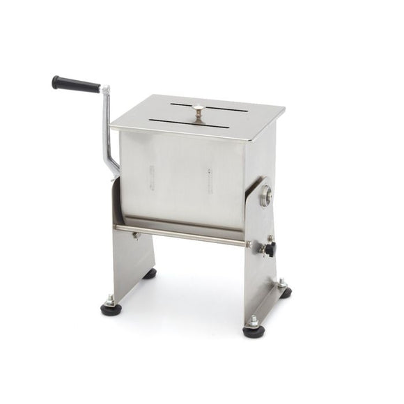 Malaxor Carne - 10L - 7,5kg Carne - Bol Basculant - Manual Cu acest mixer de carne