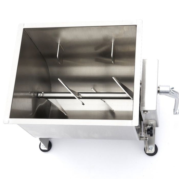Malaxor Carne - 20L - 16kg Carne - Bol Basculant - Manual Cu acest malaxor de carne