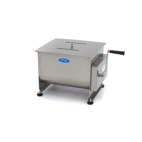 Malaxor Carne - 30L - 25kg Carne - Ax Dublu - Manual Cu acest mixer de carne