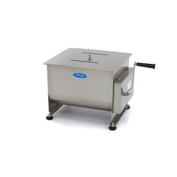 Malaxor Carne - 30L - 25kg Carne - Ax Dublu - Manual Cu acest mixer de carne