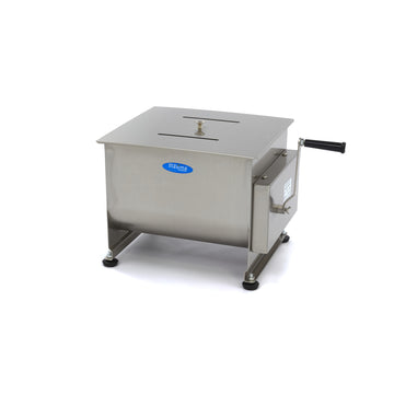 Malaxor Carne - 30L - 25kg Carne - Ax Dublu - Manual Cu acest mixer de carne