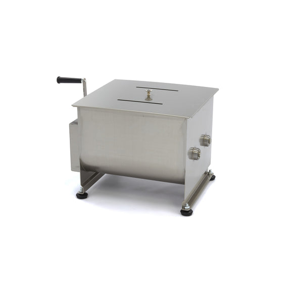 Malaxor Carne - 30L - 25kg Carne - Ax Dublu - Manual Cu acest mixer de carne