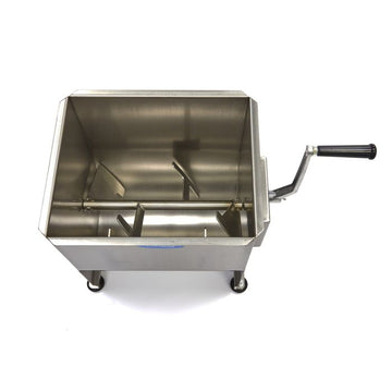 Malaxor Carne - 30L - 25kg Carne - Ax Simplu - Manual Cu acest mixer de carne