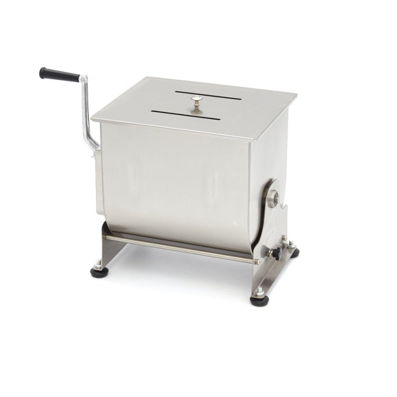 Malaxor Carne - 30L - 25kg Carne - Bol Basculant - Manual Cu acest mixer de carne