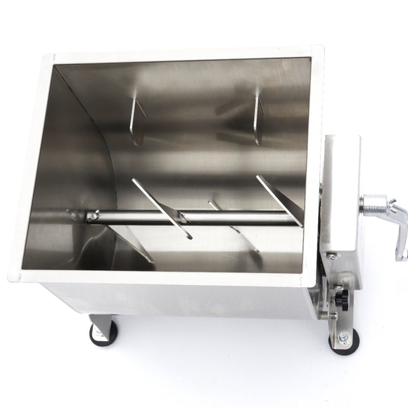 Malaxor Carne - 30L - 25kg Carne - Bol Basculant - Manual Cu acest mixer de carne