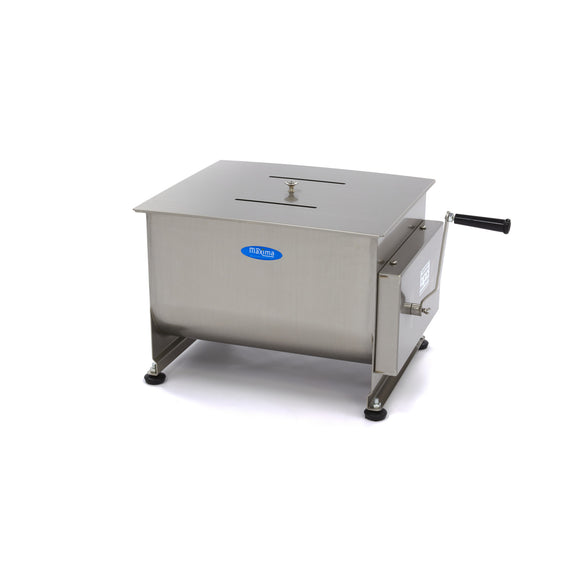 Malaxor Carne - 40L - 35kg Carne - Ax Dublu - Manual Cu acest mixer de carne