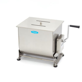 Malaxor Carne - 40L - 35kg Carne - Bol Basculant - Manual Cu acest mixer de carne