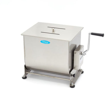 Malaxor Carne - 40L - 35kg Carne - Bol Basculant - Manual Cu acest mixer de carne