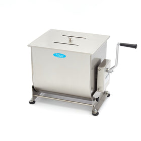 Malaxor Carne - 40L - 35kg Carne - Bol Basculant - Manual Cu acest mixer de carne