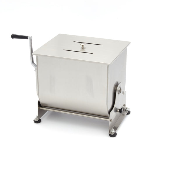 Malaxor Carne - 40L - 35kg Carne - Bol Basculant - Manual Cu acest mixer de carne