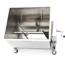 Malaxor Carne - 40L - 35kg Carne - Bol Basculant - Manual Cu acest mixer de carne