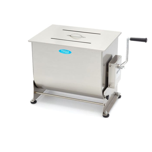 Malaxor Carne - 50L - 43kg Carne - Bol Basculant - Manual Cu acest mixer de carne