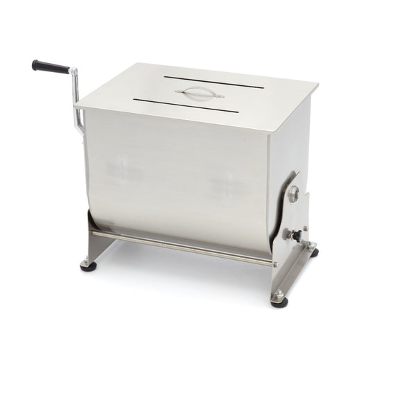 Malaxor Carne - 50L - 43kg Carne - Bol Basculant - Manual Cu acest mixer de carne