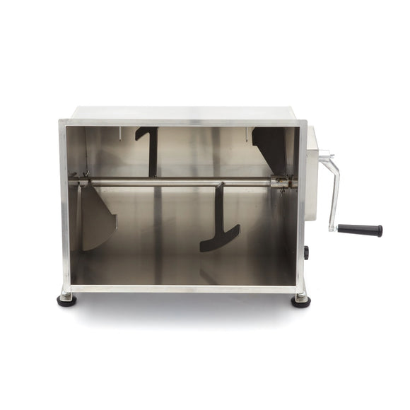Malaxor Carne - 50L - 43kg Carne - Bol Basculant - Manual Cu acest mixer de carne