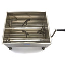 Malaxor Carne - 60L - 55kg Carne - Ax Dublu - Manual Cu acest mixer de carne