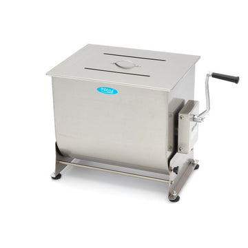 Malaxor Carne - 60L - 55kg Carne - Bol Basculant - Manual Cu acest malaxor de carne