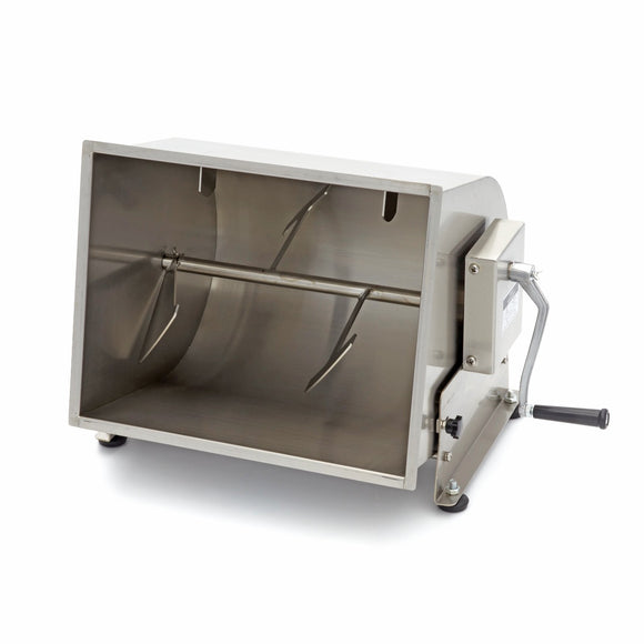 Malaxor Carne - 60L - 55kg Carne - Bol Basculant - Manual Cu acest malaxor de carne