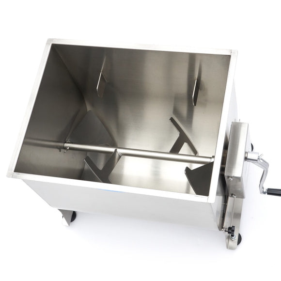 Malaxor Carne - 60L - 55kg Carne - Bol Basculant - Manual Cu acest malaxor de carne