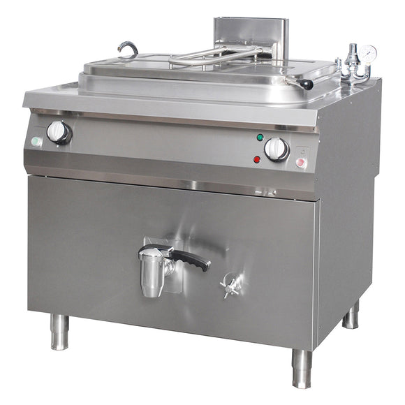 Marmita pe gaz, 265L, incalzire indirecta, 90cm, 33kW