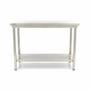 Masa inox 200 x 70 x 85 cm - cu polita Masa inox 200 x 70