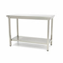 Masa inox 200 x 70 x 85 cm - cu polita Masa inox 200 x 70