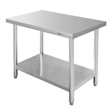 Masa inox 100x70xH85 cm, cu 1 polita Masa centrală de lucru cu