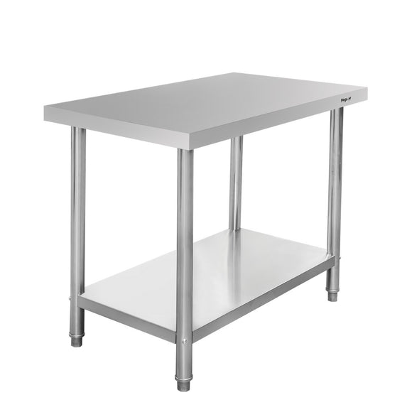 Masa inox 100x70xH85 cm, cu 1 polita Masa centrală de lucru cu