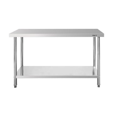 Masa inox 120x70xH85 cm, cu 1 polita Masa centrală de lucru cu