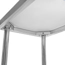 Masa inox 150x60xH85 cm, cu 1 polita Masa centrală de lucru cu