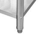 Masa inox 150x60xH85 cm, cu 1 polita Masa centrală de lucru cu