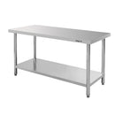 Masa inox 160x70xH85 cm, cu 1 polita Masa centrală de lucru cu