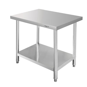 Masa inox 80x70xH85 cm, cu 1 polita Masa centrală de lucru cu