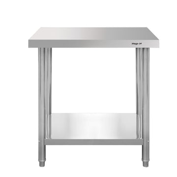 Masa inox 80x70xH85 cm, cu 1 polita Masa centrală de lucru cu