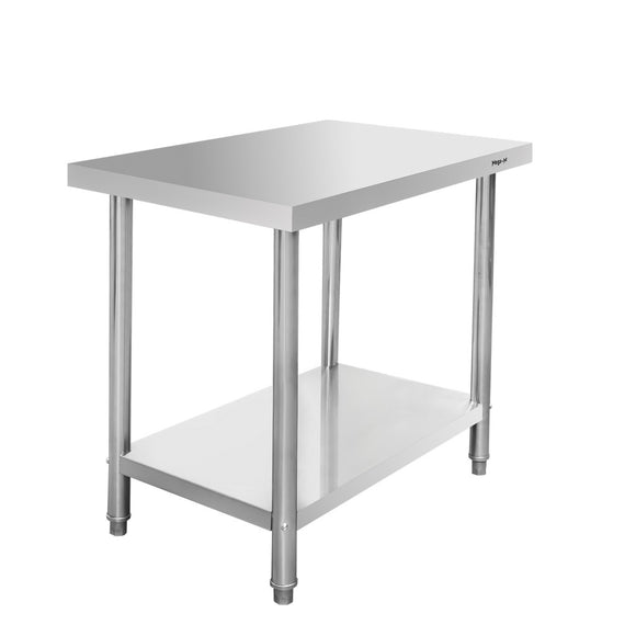 Masa inox 80x70xH85 cm, cu 1 polita Masa centrală de lucru cu