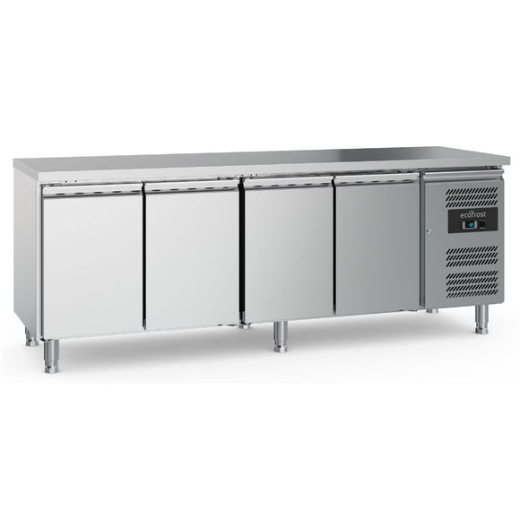 Masa rece inox cu 4 usi, temp. 2 8 C, agent frigorific ecologic R290