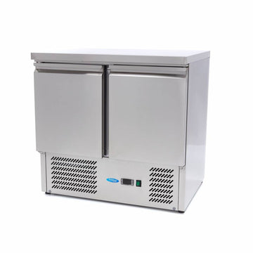 Masa refrigerata inox -2 10C, 2 usi, agregat inferior
