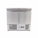 Masa refrigerata inox -2 10C, 2 usi, agregat inferior