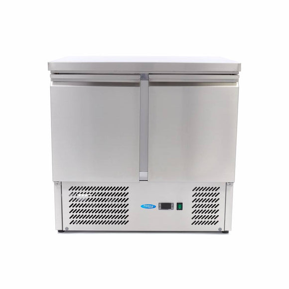 Masa refrigerata inox -2 10C, 2 usi, agregat inferior