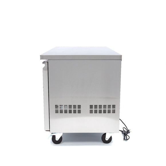 Masa refrigerata inox 2 10C, 2 usi, cu roti Frigiderul de banc ofera ce