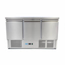 Masa refrigerata inox -2 10C, 3 usi, agregat inferior