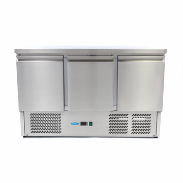 Masa refrigerata inox -2 10C, 3 usi, agregat inferior