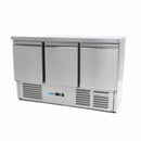 Masa refrigerata inox -2 10C, 3 usi, agregat inferior